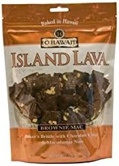 O Hawaii Island Lava Baker's Brittle 4 oz Pack of 2 (brownie mac)
