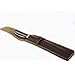 DiLoro Full Grain Thick Genuine Single Leather Pen Case Holder Pouch Pen Protector Pencil pencase (Buffalo Brown)