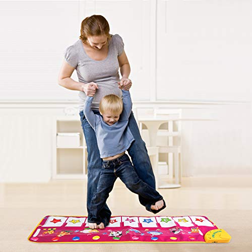 1 SANMERSEN+Musical+Keyboard+Playmat+Electronic