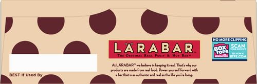 LARABAR CHOCOLATE CHIP COOKIE DOUGH, FRUIT AND NUT BARS, GLUTEN FREE AND VEGAN, 19.2 OZ, 12 CT