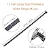 OneLeaf Cable Ties 12 Inch Heavy Duty Zip Ties with 120 Pounds Tensile Strength for Multi-Purpose Use, Self-Locking UV Resistant Nylon Tie Wraps, Indoor and Outdoor Tie Wire.Black, 100 Pcs