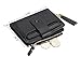 ZOOEASS Women's RFID Mini Soft Leather Bifold Wallet With ID Window Card Sleeve Coin Purse(black)