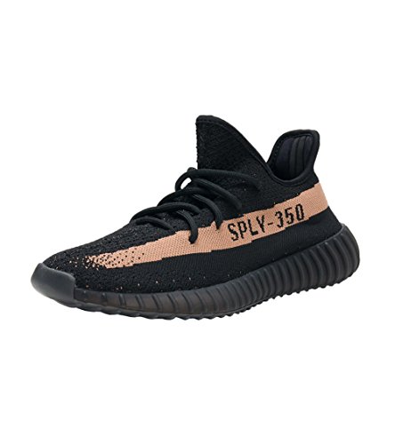 Adidas mens yeezy boost 350 v2 black/copper fabric size…