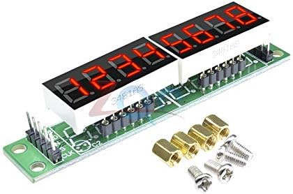MAX7219 Red Module 8-Digit 7 Segment Digital LED Display Tube for Arduino MCU DIY KIT with Screws