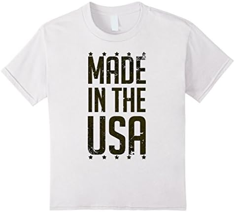 Kids Joe Ugly Apparel Made In The USA Slogan T-Shirt 10 White