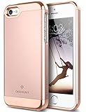iPhone SE Case, iPhone 5S Case, iPhone 5 Case, Caseology [Savoy Series] Slim Two-Piece Slider [Rose Gold] [Chrome Rose Gold] for Apple iPhone 5/5S/SE
