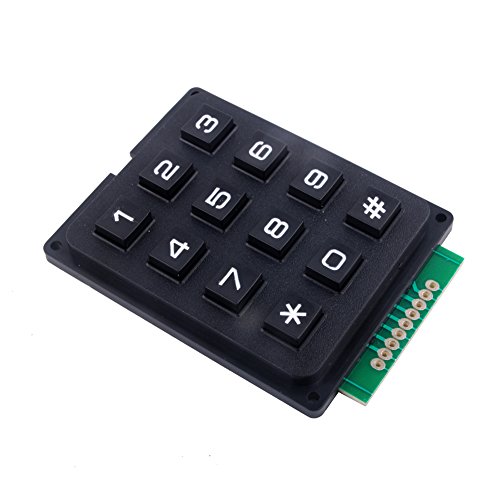 4 X 3 Membrane Matrix Keyboard Keypad Module Array Switch 12 Keys Switch for Arduino WIshioT