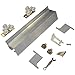 Johnson Hardware 2610 Wall Mount Barn Door Type Sliding Door Hardware 96