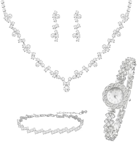 Amazon.com: SWAROVSKI Crystal Angelic All Around Set - Rhodium