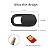 RVZHI Webcam Cover, Ultra Slim 0.027 inch 3 Pack Web Camera Cover Slide for Laptop, Desktop, PC, Macboook Pro, iMac, Mac Mini, Computer, Smartphone, Protect Your Privacy and Security, Strong Adhensive
