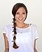 Cyndibands Brunette Ribbon Hair Ties, Gentle Elastic Ponytail Holders, 25 Count