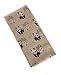 GERINLY Cute Pandas Scarfs For Women Lightweight Animal Print Shawl Wraps (Khaki)