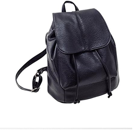 Women Girl Backpacks,Toponly Women Washed Leather Satchel Shoulder Backpack (Fashion Black)