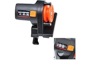 0-999 Meters Fishing Line Counter, Digital Length Display Fish Finder Depth Gauge Tackle Tool for Fishing Line Meter Fish Cou