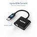 KEEZING USB C to 3.5mm Headphones Adapter, Type C to Audio Adapter, Fast Charging, Hi-Res Sound, Compatible with Google Pixel 2/2XL/3/3Xl, Galaxy Note 10, iPad Pro 2018, HTC and More
