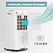 COLZER 30 Pints Dehumidifiers for Home, Basements, Bathroom, Kitchen, Bedroom, Garages, Portable Dehumidifier with Drain Hose for Spaces Up to 1000 Sq. Ft.