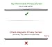 MacBook Pro 16 Inch Privacy Screen Protector Filter, Anti Spy Anti Glare Privacy Screen for MacBook Pro 16 2019 Released Model A2141, Full Removable Easy On/Off Bubble Free with Keyboard Coverthumb 3