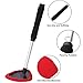 Aebitsry Windshield Cleaner Tool，Car Window Windshields Washing Brush, Wonder Cleaning Inside Interior Auto Glass Wiper Kit with Extendable Handle, 2PCS Washable and Reusable Pads (Red)