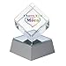 Amlong Crystal Lighted I Love You Mom Crystal Cube with Gift Box