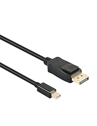 Benfei - Cable mini DisplayPort a DisplayPort de 4 K a 60 Hz, 10 pies, compatible con puerto Thunderbolt (compatible con MacBook, Lenovo, Dell)