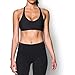 Under Armour Women's Armour Low Bra, Black/Black, Small