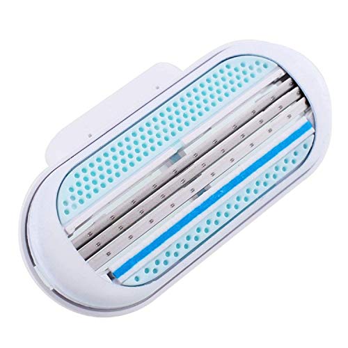 Kaimu Women Sensitive 3 Blade Body Hair Shaving Razor Refills Safety Beauty Care Tool Fabric & Textile Paints (Handle Not Included)