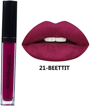 Aurorax NORTHSHOW Liquid Lipstick Soft Matte Long-Lasting Lip Gloss (U)
