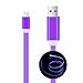 Bambud Lightning Cable, Flowing LED Light Up iPhone Charger Cable 3 ft USB A to Lightning Sync and Charging iPhone Cable Cord for iPhone X/8/7/7 Plus/6s/6s Plus/6/6 Plus/5s/5c/5/iPad/iPod (iOS)