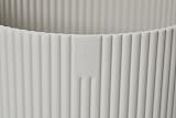 elho Vibes Fold Round 16 Flower Pot 100% Recycled Plastic White Ø16.1xH14.8 cm view 5