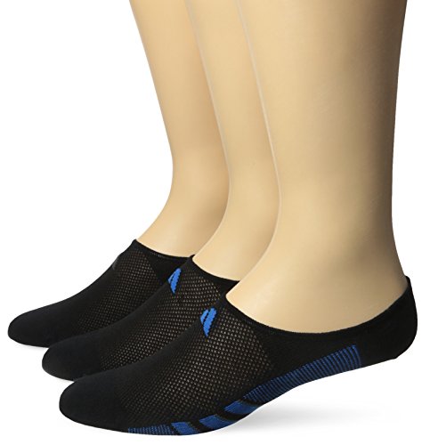 Adidas men s superlite super no show socks (3 pack), large, black…
