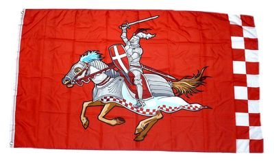 KÖNIGSBANNER Ritter-Flagge – Made In Germany, Wetterfest & Brillant