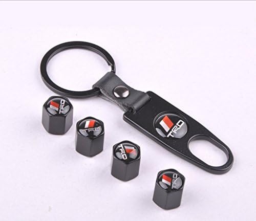Katheriney Black Wrench Wheel Air Tyre Tire Valve Stems Caps For TRD RACING DEVELOPMENT