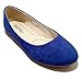 Bellamarie Dana-22K Girl Kids Dress Ballet Flat Slip On Comfortable Ballerina Synthetic Suede Shoes