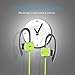 Bluetooth V4.0 Headphones Wireless Earbuds for Sports Workouts & Running, Up to 8 Hours of Music with Premium Sound & Echo Elimination, (Green)