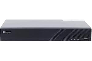 HDView 8 Channel 4K NVR, 8 PoE Ports, Smart Intelligent Analytics, 8 Channel Audio, Up to 8MP IP Cameras, Smart Search, Object Detection, Exception, Tripwire, Intrusion