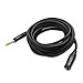 Cable Matters 6.35mm (1/4 Inch) TRS to XLR Cable - 15ft, Male to Male XLR to TRS Cable, Black – Not for Microphone Use
