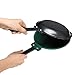 SENREAL 7.5 Inch Non stick Ceramic Pan Double Side Pancake Maker Green Frying Pan for Cakes Pancake Toast Egg