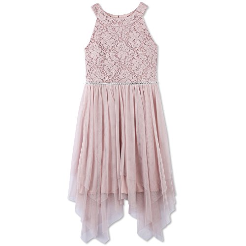 Speechless Big Girls  Party Dress with Fairy Skirt, Dusty Pink, 12