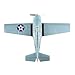 ParkZone F4F Wildcat RC Airplane Park Flyer 1.0M BNF Basic with AS3X and Safe Select (Transmitter, Battery and Charger Not Included), Blue: PKZ1950