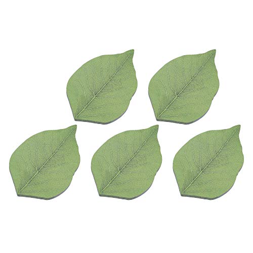 RIANCY Leaf Shape Sticky Notes, Memo Self-Stick Notes,Things to Do List Notepad, Schedule Marker, 50 Sheets/Pack (Leaf,Pack of 5) - Thumbnail 7