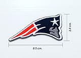 A New England Patriots Embroidered Iron on NFL Patch/Applique.