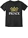 Tstars Prince Shirt for Boys Crown Gift for Son Little Boys Toddler Infant Kids Tshirt