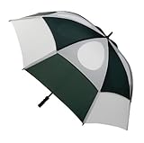 GustBuster Proseries Gold 62-Inch Style 5 Golf Umbrella (Hunter/White)