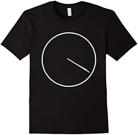 Men's Subtle Stoner 420 Clock T-Shirt 3XL Black