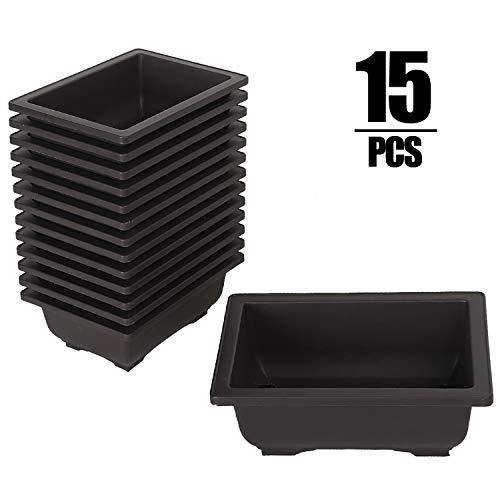 Compare Price rectangular plastic plant pots on