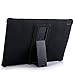 Lenovo Tab 4 10 Plus Case, Ultra Slim Soft Silicone Rugged Back [Kids Friendly] [Anti Slip] ShockProof Protective Stand Cover for Lenovo Tab 4 10 Android Tablet 2017 Release ZA2T0000US (Black)