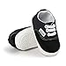 RVROVIC Baby Boys Girls Shoes Canvas Toddler Sneakers Anti-Slip Infant First Walkers 12Color (13cm (12-18months), Black)