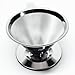 Premium Pour Over Coffee Filter 3-4 cup - Stainless Steel with Ultra Fine Weave, Reusable Eco-Friendly Dripper and Quality Scoop with Bag Clip by Bean Gear
