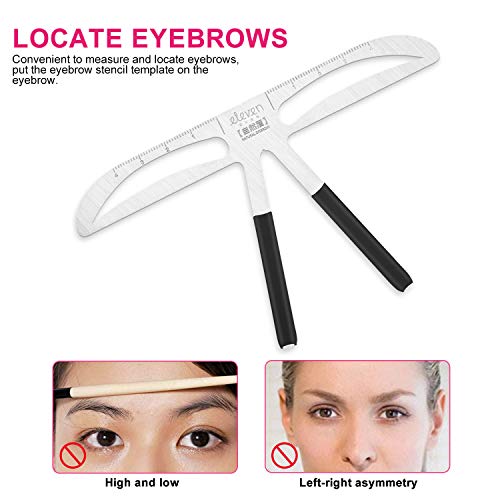 Eyebrow Stencil Ruler for Eyebrows Enhancer Grooming Stencil Shaper Ruler(8)