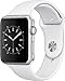 Apple Watch Series 1 42mm Smartwatch (Silver Aluminum Case, White Sport Band)